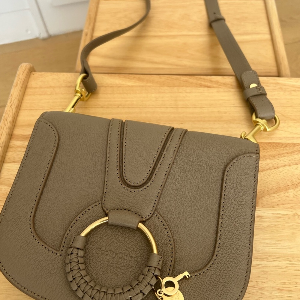 See By Chloe Beige Leather Crossbody Bag